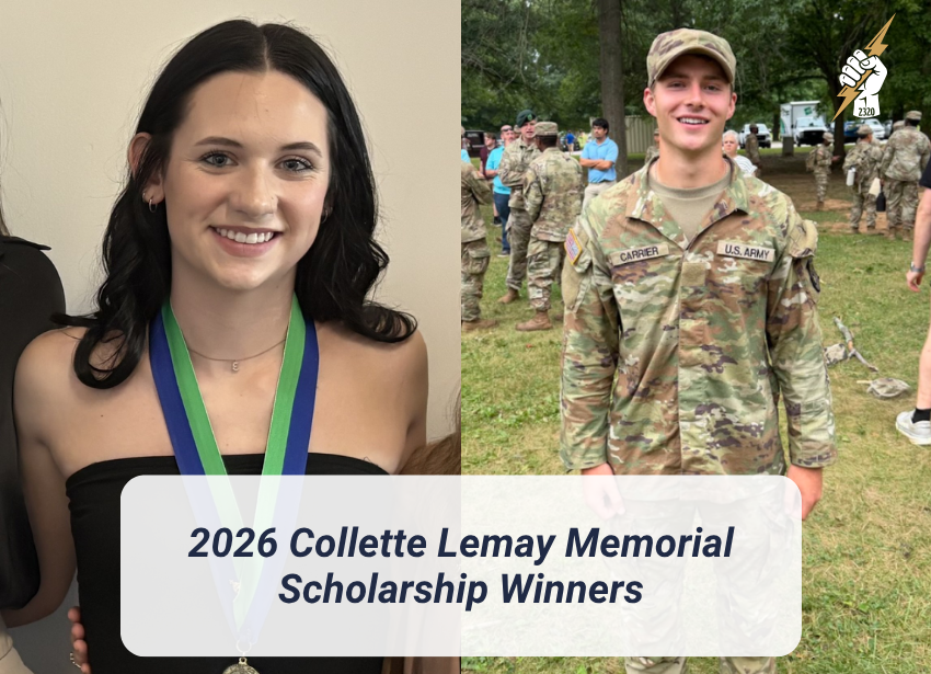 IBEW 2320 Collette Lemay Scholarship winners